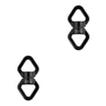 thumbnail image 2 of Greeniant Conector de cuerda giratoria de 360 grados, equipo de rodamiento de bolas de seguridad para escalada, aro giratorio para Negro 2Conjunto, 2 of 6