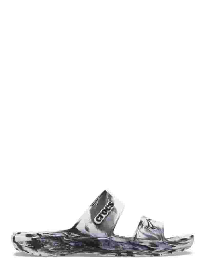 【CROCS】 CLASSIC MARBLED ICON SLIDE MEN (2COLORS) Crocs Unisex Classic Marbled Two-Strap Slide Sandal