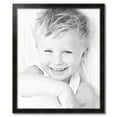 thumbnail image 2 of ArtToFrames 29x35 inch Honors Black with Silver Picture Frame, Black 29" x 35" Wood Poster Frame (WOM-5157) 1234, 2 of 7