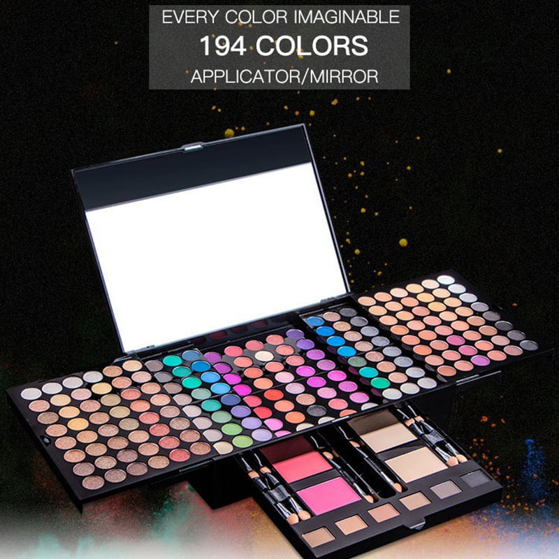 194 Colors Cosmetic Make up Palette Set Kit Combination with Eyeshadow