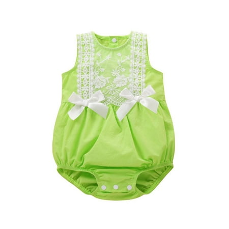 

Dpytoraw Girls Jumpsuit Bowknot Clothes Bodysuit Romper Tulle Cute Baby Girls Romper&Jumpsuit Size 9-12 Months