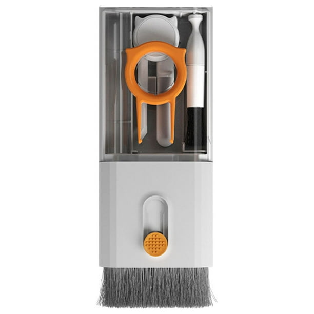 WDOplteas Kit Cepillo Limpieza Computadora 10 en 1 Bolígrafo Limpiador Multifuncional (Blanco)