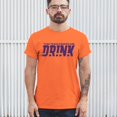 thumbnail image 4 of Team Makes Me Drink T-shirt Baltimore Football Fan Gear Game Night Men's Tee, 4 of 7