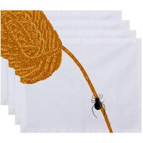 Simply Daisy 18" x 14" Eensy Weensy Spider Holiday Print Placemat