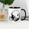 thumbnail image 3 of CafePress - Football Mug - 11 oz Ceramic Mug - Novelty Coffee Tea Cup, 3 of 4