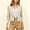 *Beige, variant on ClodeEU Women's Lapel Single Button 3/4 Sleeve Cropped Blazer,Lightweight Casual Work Jacket Beige,Women's Plus L