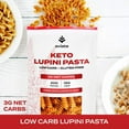 Keto Pasta Rotini - Low Carb (3g Net) Lupini Noodles, High Protein (20g ...