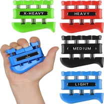 BESTSKY Finger Strengthener Hand Grip Workout for Therapy upto 11lbs 4 Pack