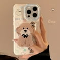thumbnail image 3 of Cartoon dog puppy stand holder Star colorful phone case for iPhone 14 11 Promax 15 plus 12 13 Pro Max back cover, 3 of 6