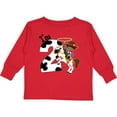 thumbnail image 3 of Inktastic I'm Two-cowboy Riding Horse Birthday Boys Long Sleeve Toddler T-Shirt, 3 of 5