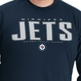 thumbnail image 5 of Men's G-III Sports by Carl Banks Navy Winnipeg Jets Adaptive Mesh Effect Long Sleeve T-Shirt, 5 of 6