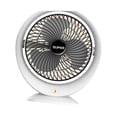 thumbnail image 2 of Ventilador de escritorio, mini ventilador de refrigeración, giratorio de 180 grados, cubierta extraíble, ventilador portátil Negro, 2 of 9