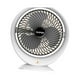 thumbnail image 2 of Ventilador de escritorio personal, giratorio de 180 grados, USB, silencioso, mini ventilador de mesa. Negro, 2 of 9