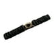 thumbnail image 3 of Cinturón elástico de piel sintética para mujer, cómodo y decorativo, accesorio de vestir. Negro, 3 of 9