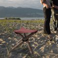 thumbnail image 4 of Camping taburete paño portátil liviano reutilizable silla de pesca Mochilero asiento al aire libre campista viaje accesorios accesorios marrón Inevent OD011061-04B, 4 of 7