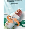 thumbnail image 4 of Arsey Water Bottle with Straw&nbsp; Cute Cartoon Insulated Tumbler, 316L Stainless Steel Hot And Cold Leak-Proof Travel Mug, Kids Portable Cup Matcha Green&nbsp;, 4 of 8