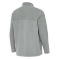 thumbnail image 3 of Men's Antigua Gray Rutgers Scarlet Knights Daily Fused Full-Zip Jacket, 3 of 3