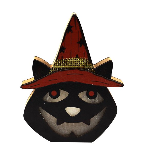Luces de calabaza Toystoory decoración de escritorio interruptor con batería suministros brillantes