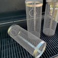 thumbnail image 5 of Stainless Steel Grilling Accessories Grilling Basket Mesh Rack Cylindrical Grilling Basket for Grilling Vegetables, Fish, Meat, 5 of 5