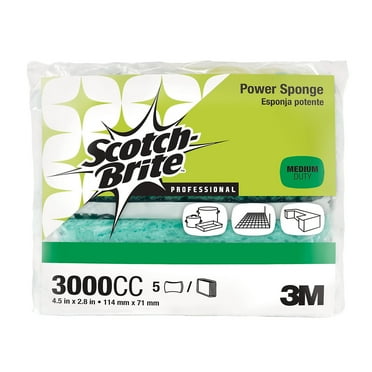 Scotch-Brite Power Sponge Teal/Purple 20/Pack MMM3000