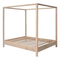 American Furniture Classics Queen Size Canopy Bed with Raised Platform
