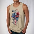thumbnail image 1 of Camiseta sin mangas de cuello redondo para hombre, ropa de ocio, fitness, para el hogar, pijamas, camiseta con estampado de moda a color, blusa deportiva de poliéster para hombre, 1 of 5