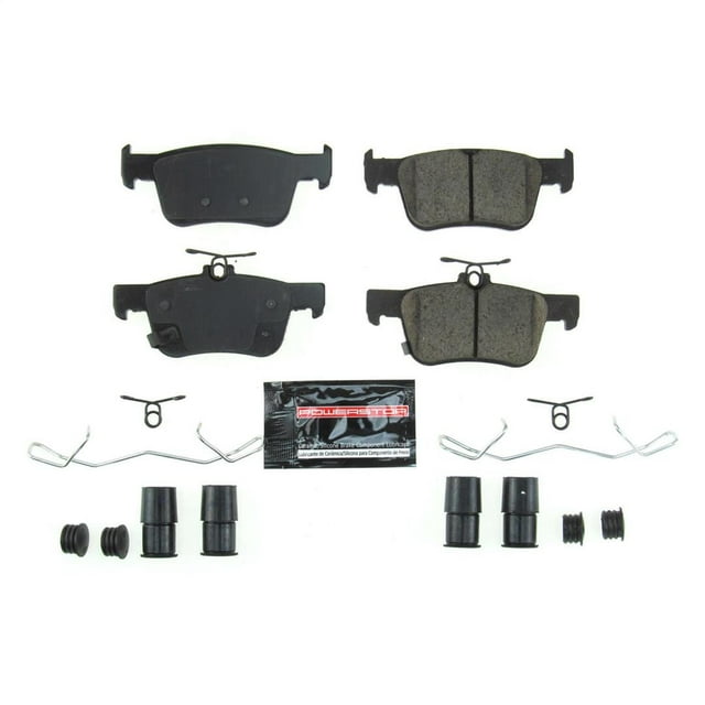 Power Stop Brake Pad Z23-2102 Z23 Evolution Sport; FMSI Number D2102; Carbon Fiber Ceramic Pads; Set Of 4; With Hardware
