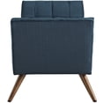 thumbnail image 4 of Hawthorne Collections Banc en Tissu en Bleu, 4 of 6