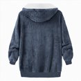 thumbnail image 7 of Towmus Winter Coats for Women Plus Size Fleece Zip Up Sweatshirts Warm Plush Hooded Lightweight Cardigan Jackets Sherpa Coats, 7 of 7