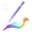 Gradation Purple, variant on MoKo Pencil for iPad (A16) 11th 10th Gen, Stylus Pen for 2018-2025 Apple iPad 11/10/9/8/7/6/A16, Mini 7/6/5, Air M3/M2 11"/13"/5/4/3, Pro M4 13"/12.9"/11" Tilt Sensitivity, USB-C Fast Charging,White