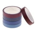 thumbnail image 1 of de 5 cintas Washi de papel, 5 adhesiva decorativa de 5 colores para manualidades, diseños de libros, álbumes de fotografía, diarios, perfecl  Washi Cinta de enmascarar, 1 of 7