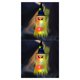 thumbnail image 4 of Moyic El sombrero de luces LED de vacaciones de Halloween que brilla intensamente se puede usar en la cabeza o como un sombrero de colgante Teufelsaugen leuchten gelb 2Conjunto, 4 of 6