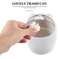 thumbnail image 3 of Clearance! Table Trash Can with Lid Small Trash Can Small Trash Can Trash Can Table Waste Small Wastepaper Basket for Desk Cute Trash Cans for Family Living Room Bedroom, 3 of 7