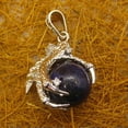 thumbnail image 5 of Natural Gemstone Dragon Claw Ball Reiki Chakra Healing Pendant Necklaces Beads, 5 of 5
