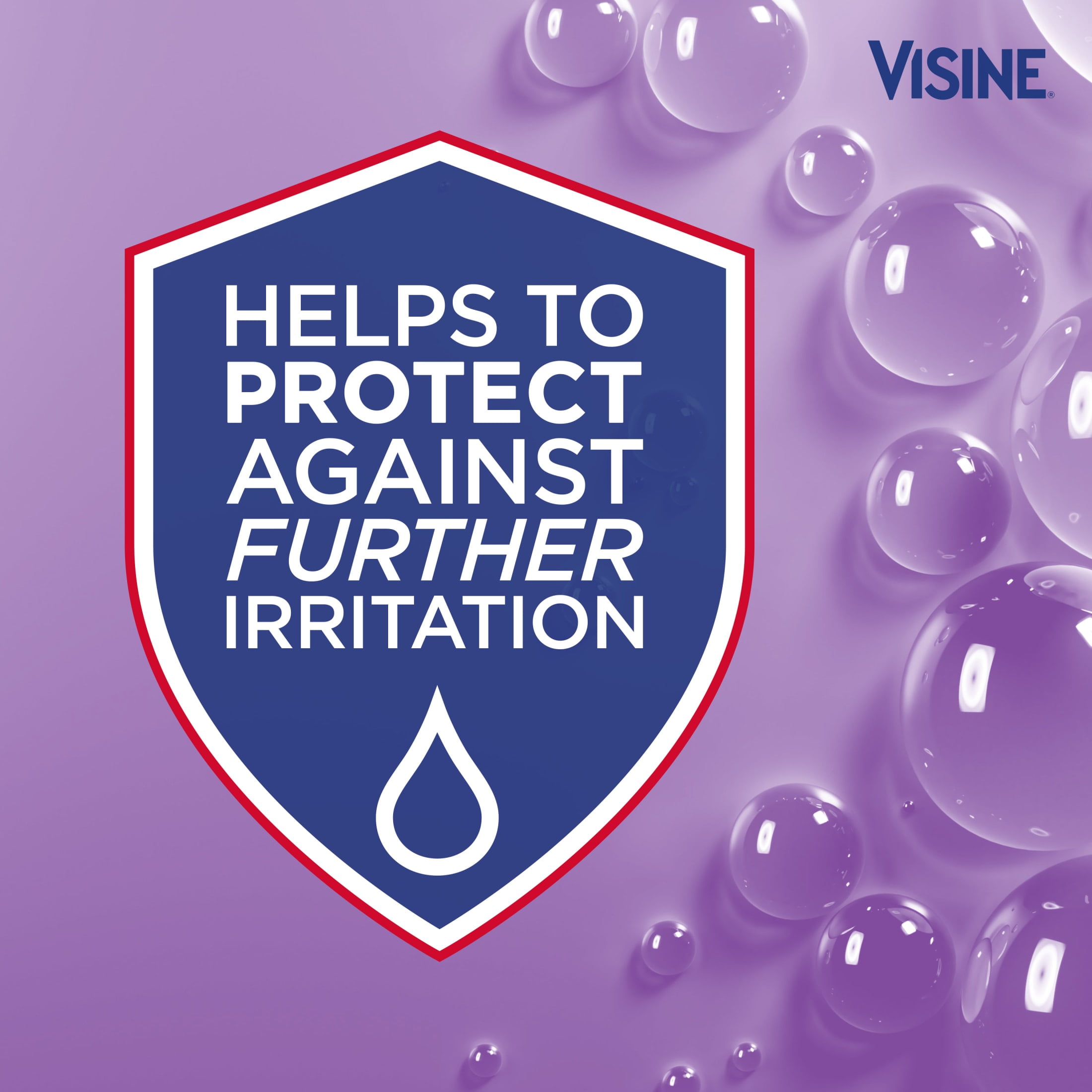 Visine Red Eye Total Comfort Multi-Symptom Drops, Astringent Lubricant Works Fast, 0.5 fl oz
