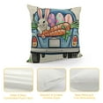 thumbnail image 4 of Nawypu  Easter Throw Pillow Covers Truck with Bunny Eggs Pillow Covers Decorative Throw Pillows Square Cushion Case Spring Decoration for Home Office Sofa Bed Couch, 4 of 5