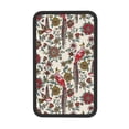 thumbnail image 7 of Bingfone Car Four-Season Universal Armrest Box Mat,Car Armrest Seat Cover Soft Leather Waterproof Armrest Cover Center Console Mat-Dark Enchanted Flowers And Birds, 7 of 7