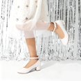thumbnail image 2 of Zapatos de Vestir para Niñas Dream Pairs KKUMPU2502 Blancos Talla 12, 2 of 8