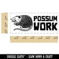 thumbnail image 2 of Possum Awesome Work Teacher Student School Self-Inking Rubber Stamp Ink Stamper - Black Ink - Small 1-1/2 Inch, 2 of 7