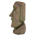 thumbnail image 2 of Design Toscano Easter Island Ahu Akivi Moai Monolith Garden Statue, Medium, 16 Inch, Polyresin, Grey Stone, 2 of 4