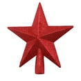 thumbnail image 1 of Kuymtek 20cm Navidad Toppers Brillo Navidad Top Star Ornamento (Rojo), 1 of 8