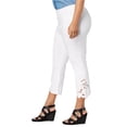 thumbnail image 3 of Inc Pantalon Court en Dentelle Grande Taille 28W – Blanc, 3 of 7