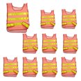 thumbnail image 1 of 10pcs Outdoor Reflective High Visibility Safety Vests Construction Safety Vest, 1 of 6