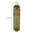 thumbnail image 6 of sunsanly Mezuzah with Scroll English Hebrew Blessing Scripture Heavy Duty Metal Mezuzah House Door Plaque Decoration Jewish Gifts, 6 of 8