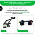thumbnail image 4 of IDL Packaging Mini - Strap - 1.3 cm x 61 m - 18.06 mil - black - polyester, 4 of 7