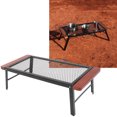 thumbnail image 1 of ANGGREK Barbecue Table,Iron Mesh Table,Folding Iron Mesh Table With Adjustable Anti-Scald Handle For Home Camping Barbecue, 1 of 8