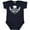 Navy Blue, variant on Inktastic Grad Squad with Graduation Cap and Wings Boys or Girls Baby Bodysuit