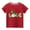 Red, variant on Edvintorg St. Patrick's Day Kids Shirt Toddler Boys Girls Summer Cotton T Shirts Fashion Cute Solid Color Round Neck Print Short Sleeve Tops Tees 3-10 Years