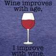 thumbnail image 3 of CafePress - Wine Improves With Age Womens Tri Blend T Shirt - Womens Tri-blend T-Shirt, 3 of 4
