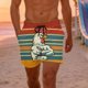 thumbnail image 5 of Pantalones de Cintura Elásticos para Hombres Pantalones de Baño de Playa de Verano con Bolsillos Pantalones Cortos Casuales de Impresión Colorida Seco Rápido para Piscina, 5 of 8